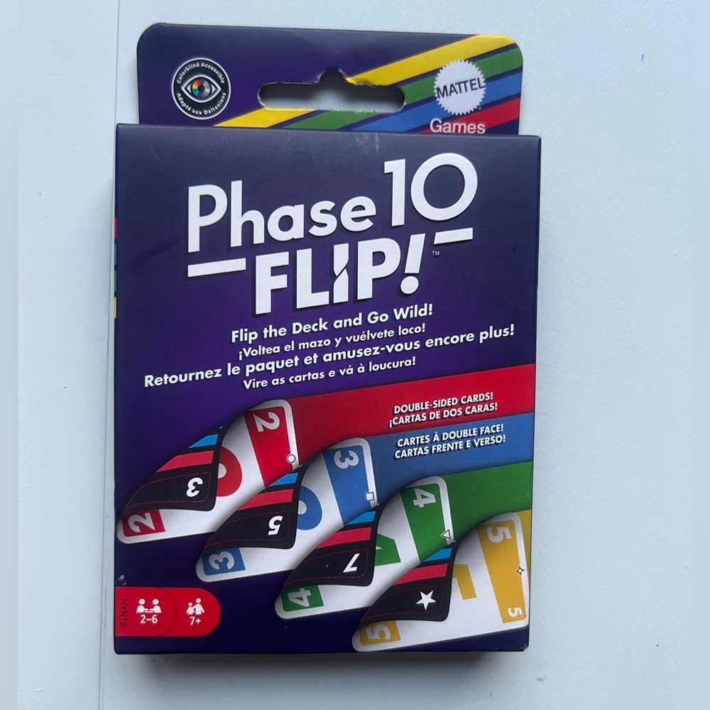 Phase 10 Flip Card Game